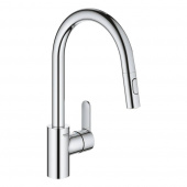 Смеситель для кухни GROHE Eurostyle Cosmopolitan, высокий излив, хром (31482003) — фото, характеристики, купить в VLADIVOSTOK-CLIMBO