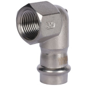 Угольник-переходник-ВР, 18х1/2, из нержавеющей стали прессовой — фото, характеристики, купить в VLADIVOSTOK-CLIMBO