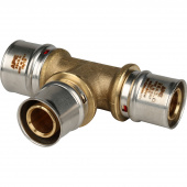 STOUT Тройник переходной 32х26х26 для металлопластиковых труб прессовой (SFP-0005-322626) — фото, характеристики, купить в VLADIVOSTOK-CLIMBO
