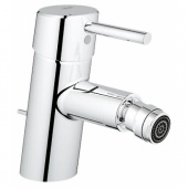 Смеситель для биде GROHE Concetto с донным клапаном, 32208001 — фото, характеристики, купить в VLADIVOSTOK-CLIMBO