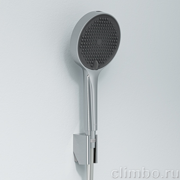 Держатель для лейки, глянцевый хром, Оптима Хоум (Optima Home), IDDIS, 090CP4Fi53 — фото, детали конструкции