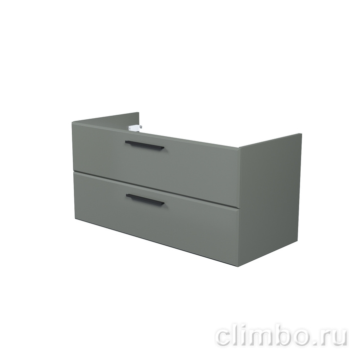 Тумба подвесная, 100 см, серый, Слайд Икс (Слайд Икс (Slide X)), IDDIS, SLX10G0i95 подходит умыв. 4511000i28 — фото, детали конструкции
