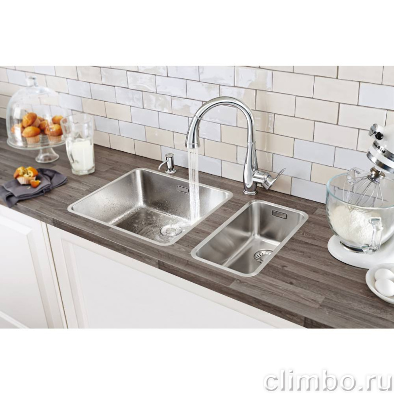 Смеситель для кухни GROHE Parkfield с выдвижным изливом/лейкой, хром (30215001) — фото товара