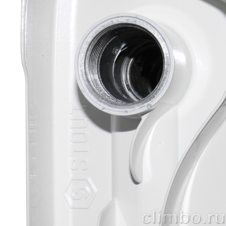 STOUT VEGA 500 6 секций радиатор алюминиевый боковое подключение — фото товара