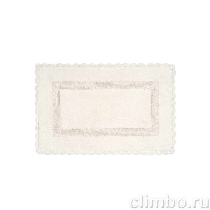 Коврик для ванной комнаты, 50x80, прямоугольный, хлопок, кремовый, IDDIS, DSQS01Ci12 — фото, детали конструкции