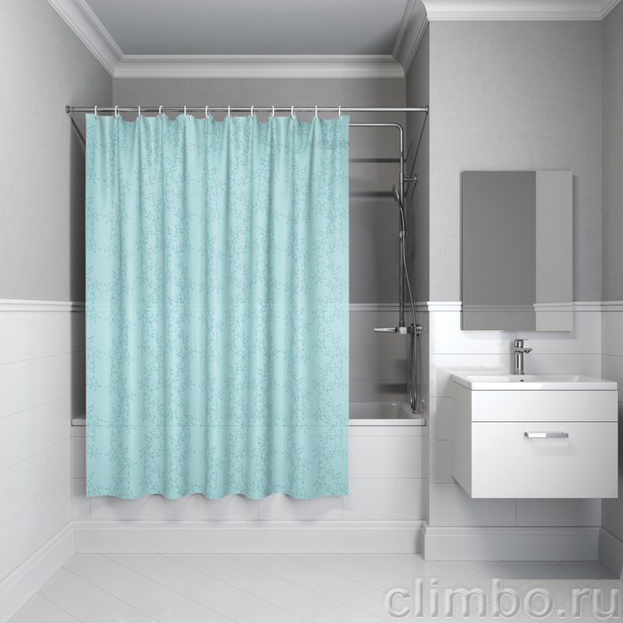 Штора для ванной комнаты, 200*180см, полиэстер, B64P218i11, IDDIS — фото товара