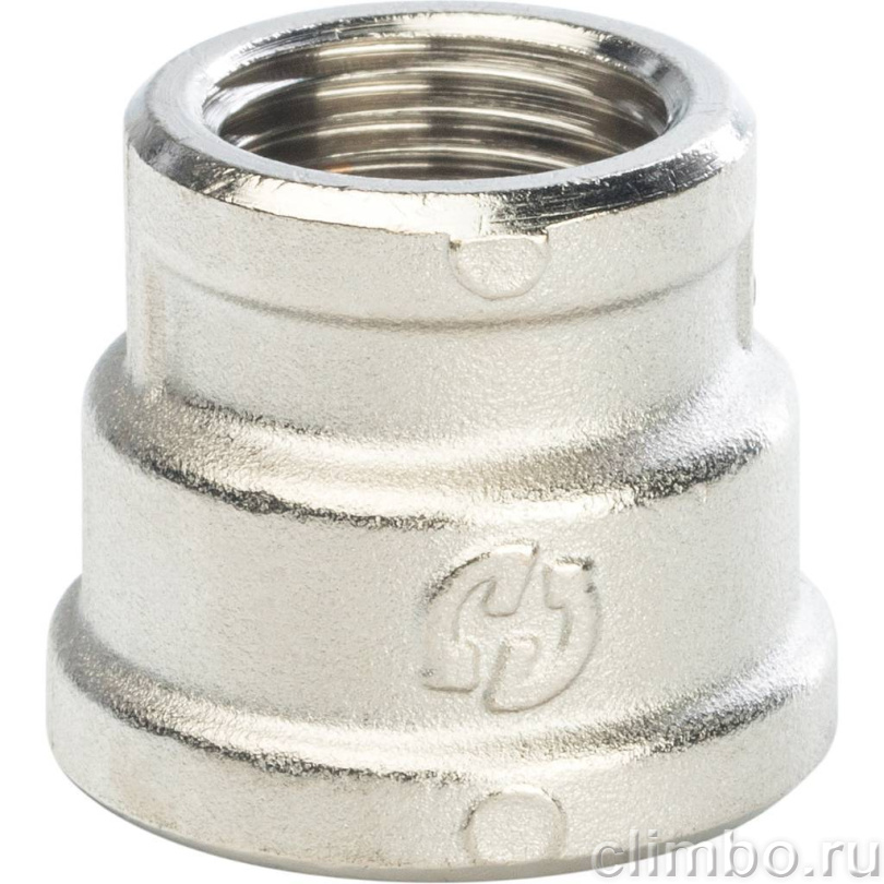 STOUT Муфта ВВ переходная никелированная 3/4X1/2 — фото товара