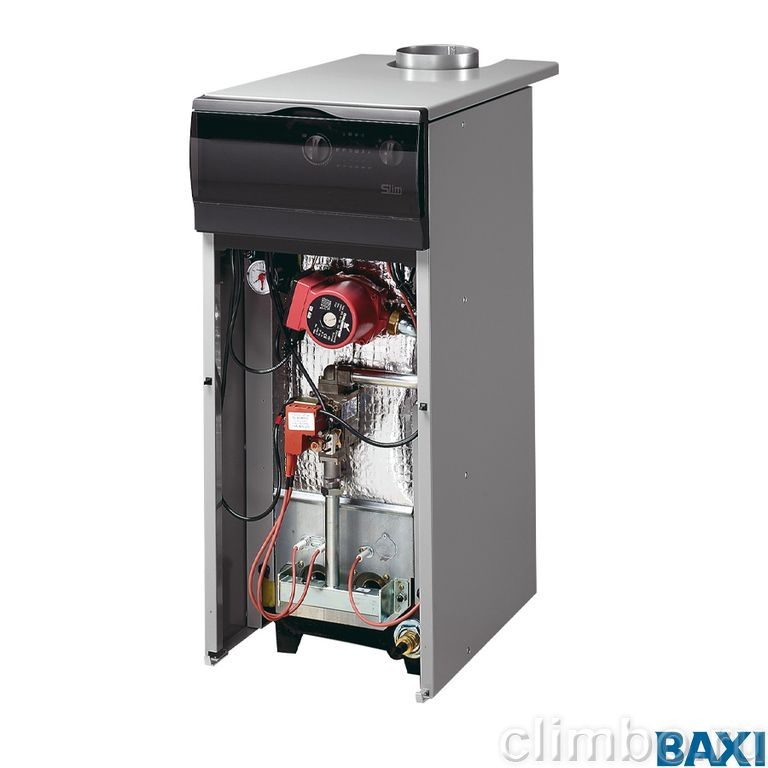Напольный одноконтурный газовый котел с чугунным теплообменником BAXI SLIM 1.490 iN — фото товара