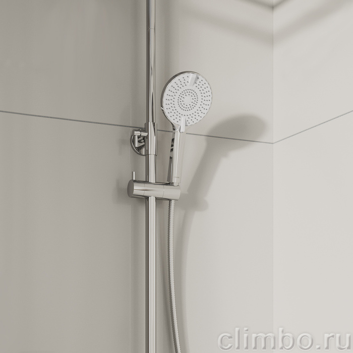 Лейка для душа, 4F, Рора (Rora), Milardo, ROR4FCRM18 — фото, детали конструкции