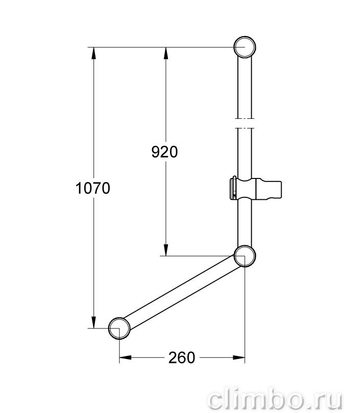 Душевая штанга GROHE Relexa neutral 900 мм, 28587000 — фото товара