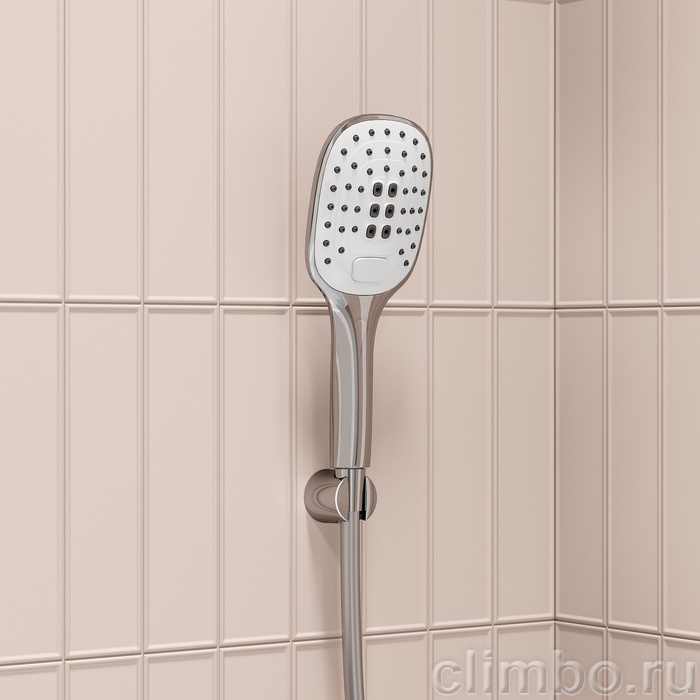 Душевой комплект, хром глянцевый, Агуа (Agua), IDDIS, AGU3F00i16 — фото, детали конструкции