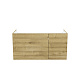 Тумба подвесная, 100 см, дуб светлый, Билд (Bild), IDDIS, BIL10V0i95 подходит умыв. 0131000i28 — фото, детали конструкции