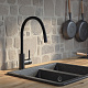 Смеситель для кухни, черный матовый, Kitchen 360, IDDIS — фото товара