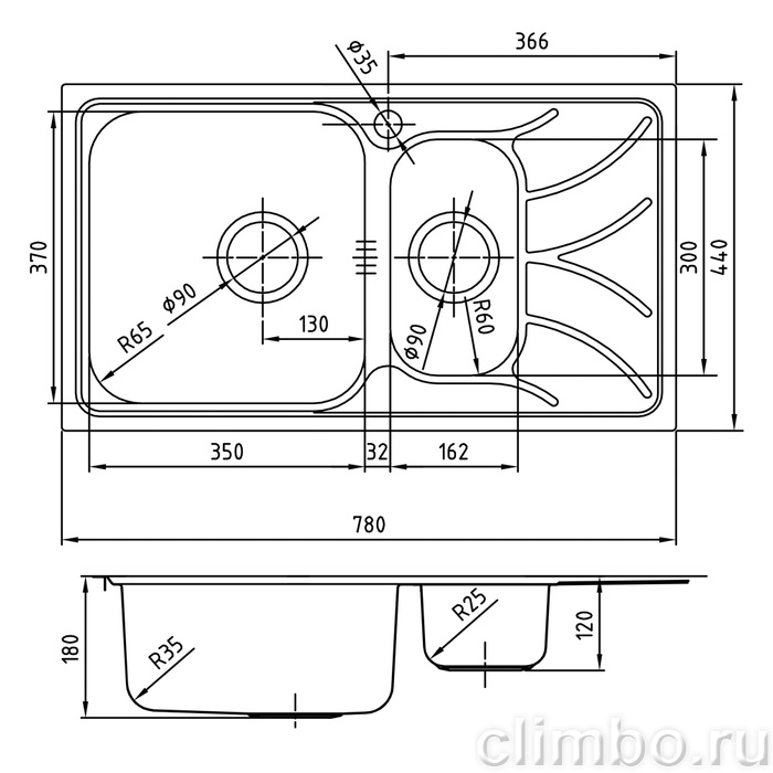 ARR78PXi77 IDDIS Мойка для кухни Arro — фото товара