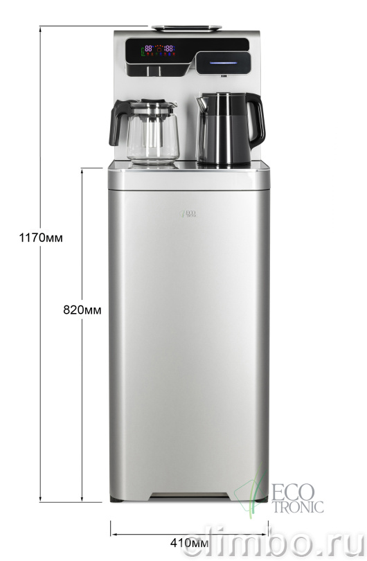 Кулер с чайным столиком Teabar Ecotronic TB44-LE silver — фото товара