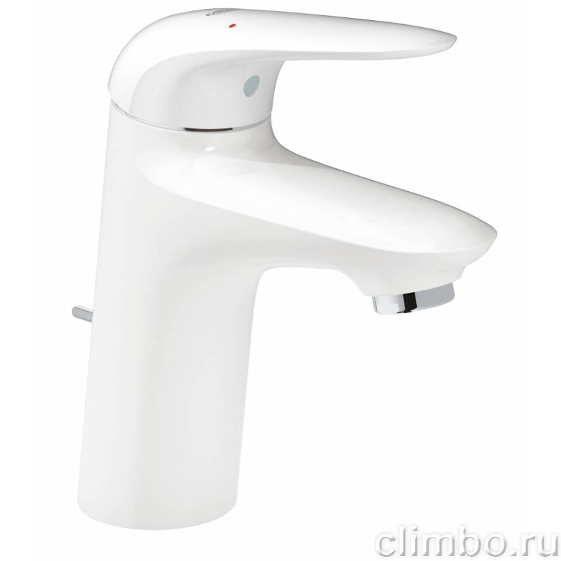 Смеситель для раковины GROHE Eurostyle с донным клапаном, белая луна (23707LS3) — фото товара