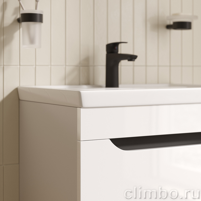 Тумба с умывальником, подвесная, 60 см, белый, Рэй (Ray), IDDIS, RAY60W0i95K подходит умыв. 4076000i28 — фото, детали конструкции