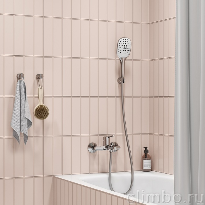 Душевой комплект, хром глянцевый, Агуа (Agua), IDDIS, AGU3F00i16 — фото, детали конструкции