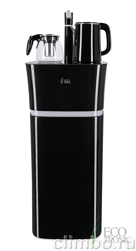 Кулер с чайным столиком Тиабар Ecotronic TB11-LE black — фото товара