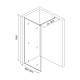Душевая перегородка Walk In, черный 90x195, Slide, IDDIS, SLI8BS9i23 — фото товара