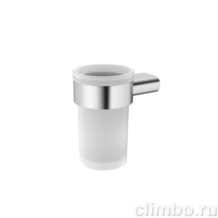 Стакан для зубных щеток, нержавеющая сталь, Петит (Petite), хром матовый, IDDIS, PETSSSGi45 — фото, детали конструкции