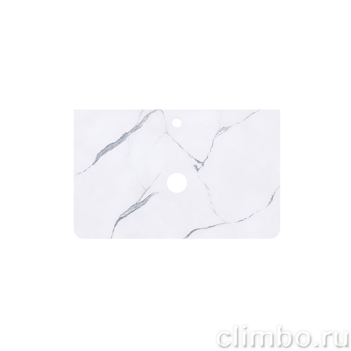 Столешница, керамогранит, 80 см, белый мрамор, Оптима Хоум (Optima Home), IDDIS, OPH80M0i89 — фото, детали конструкции