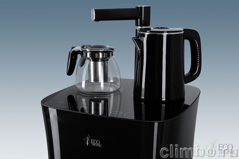 Кулер с чайным столиком Тиабар Ecotronic TB11-LE black — фото товара