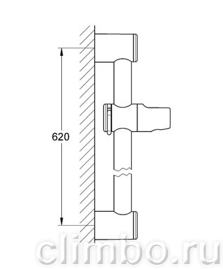 Душевая штанга GROHE Relexa neutral 600 мм, 28620000 — фото товара