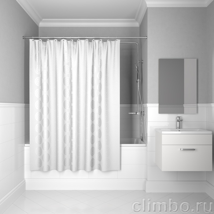 Штора для ванной, 200x240 см, Полиэстер, IDDIS, BD04P24i11 — фото товара