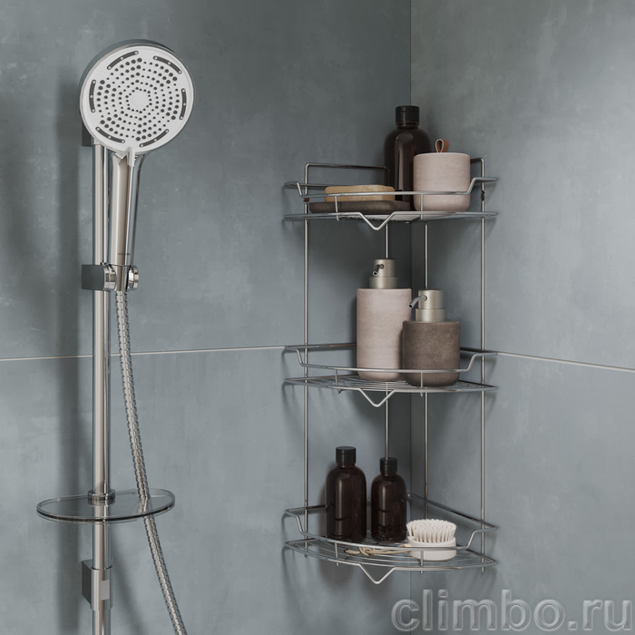 Душевой гарнитур со штангой, Идеал Спа (Ideal Spa), Milardo, ILS3C70M16 — фото, детали конструкции