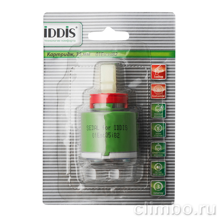 Картридж, 35 мм, EcoStop, EcoControl, 01, IDDIS, 01ESC35i82 — фото товара