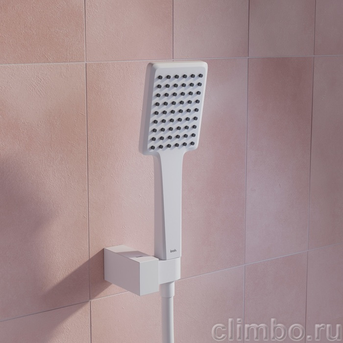 Лейка для душа, белая матовая, Slide, IDDIS, SLI1F0Wi18 — фото товара