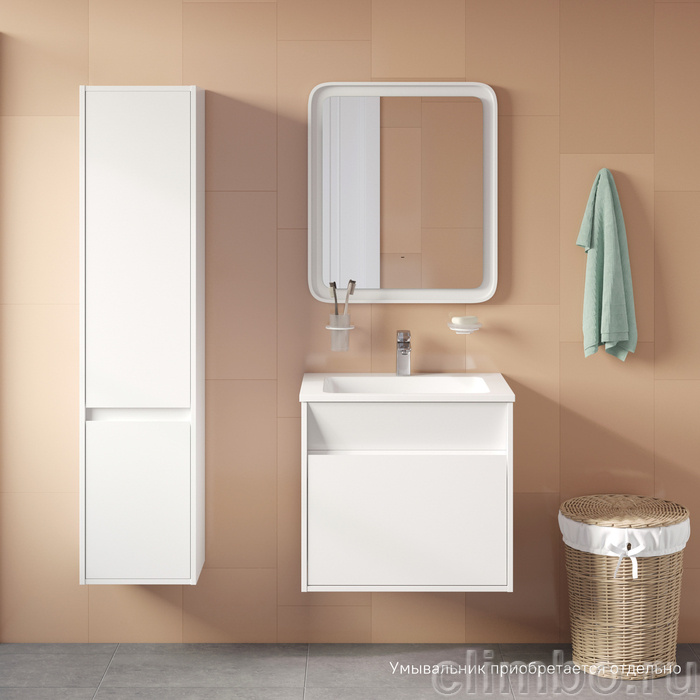 Тумба подвесная с ящиком, белая, 60 см, Esper, IDDIS, ESP60W0i95 — фото товара