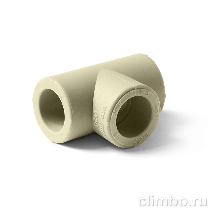 PROAQUAPPR PP-R Тройник Серый  40 — фото товара