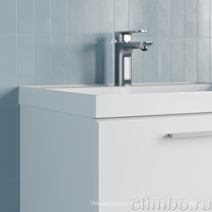 Тумба подвесная, 60 см, белый, Слайд Икс (Slide X), IDDIS, SLX60W0i95 подходит умыв. 4516000i28 — фото, детали конструкции
