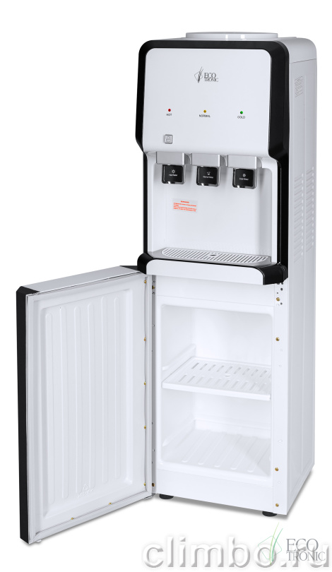 Кулер Ecotronic V33-LCE white-black со шкафчиком — фото товара