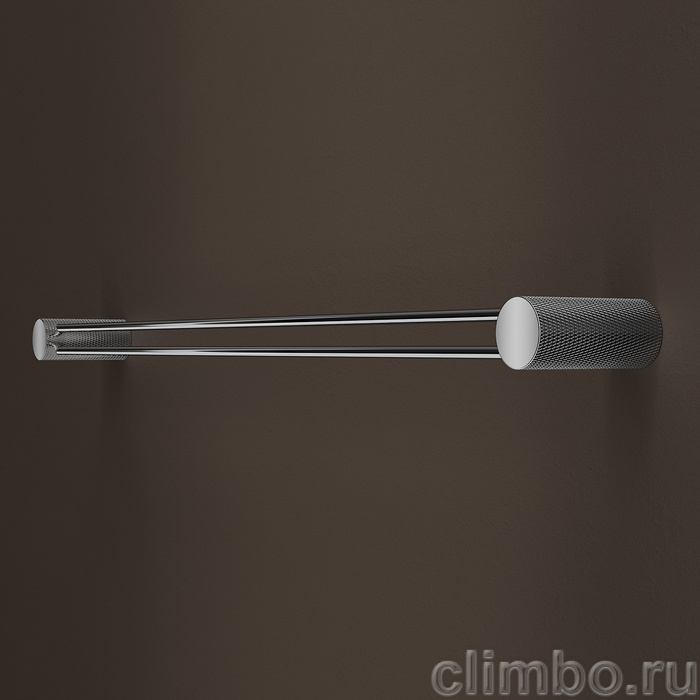 Полотенцедержатель одинарный, нержавеющая сталь, Дюна (Duna), хром глянцевый, IDDIS, DUNSB10i49 — фото, детали конструкции