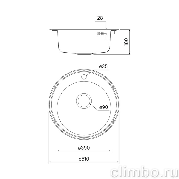 BAS51S0i77 Мойка для кухни Basic — фото товара