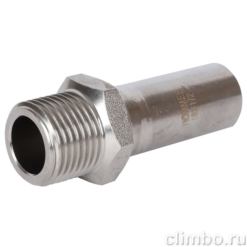 Вставка переходная НПр-ВР, 18х1/2, из нержавеющей стали прессовой — фото товара