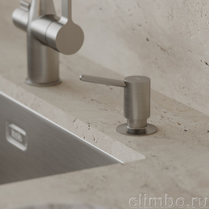 Дозатор, латунь, сатин, Китчен Лайн (Kitchen Line), IDDIS, SDIBN00i59 — фото, детали конструкции