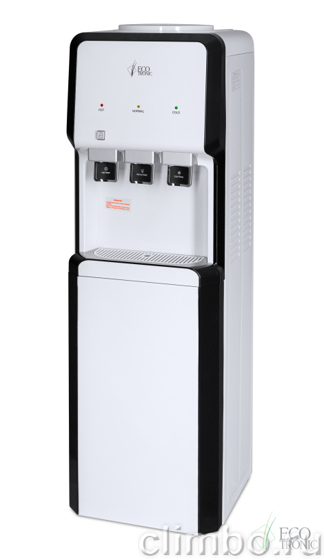 Кулер Ecotronic V33-LCE white-black со шкафчиком — фото товара