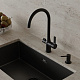 Дозатор, латунь, черный матовый, Китчен Лайн (Kitchen Line), IDDIS, SDIBL00i59 — фото, детали конструкции