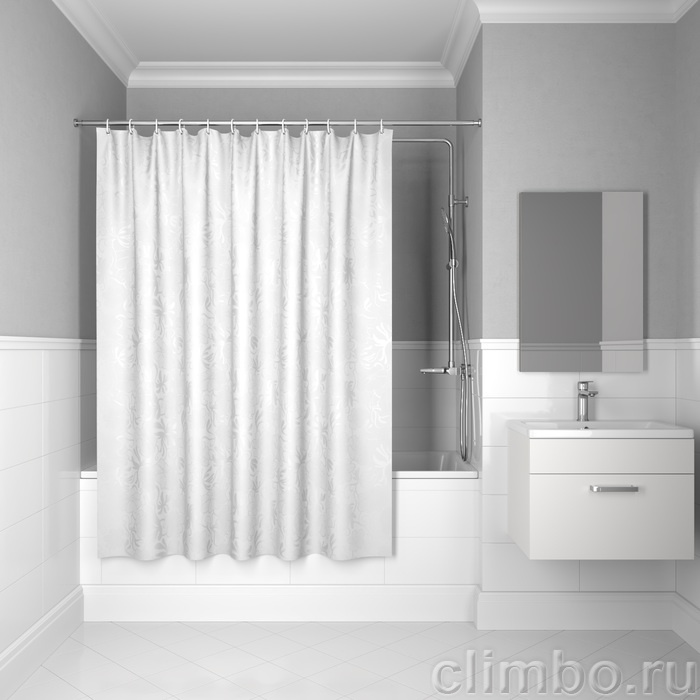 Штора для ванной, 200x180 см, Полиэстер, IDDIS, BD03P18i11 — фото товара