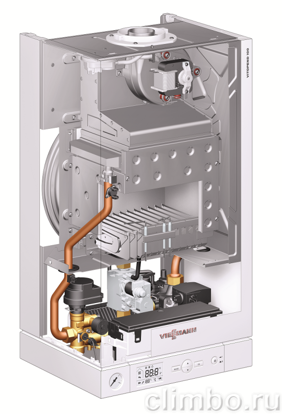 Двухконтурный котел Viessmann Vitopend 100-W A1JB A1JB010  (с раздельными теплообменниками) — фото товара