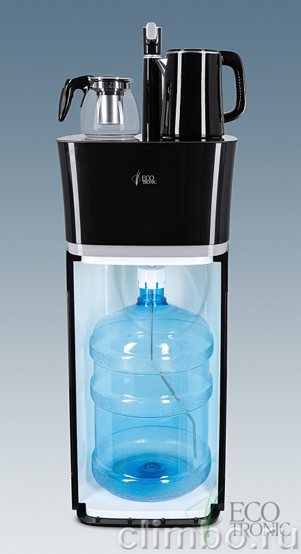 Кулер с чайным столиком Тиабар Ecotronic TB11-LE black — фото товара
