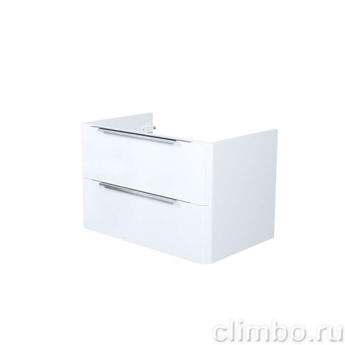 Тумба подвесная, 80 см, белый, Клауд Икс (Cloud X), IDDIS, CLX80W0i95 подходит умыв. 0178000i28 — фото, детали конструкции