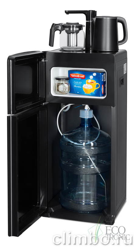 Кулер с чайным столиком Teabar Ecotronic TB18-LE black — фото товара