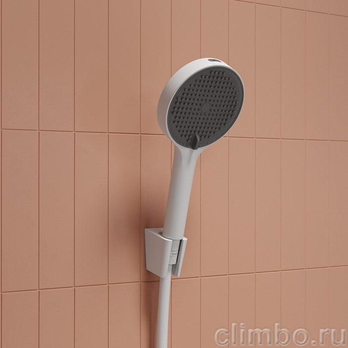 Шланг для душа, белый матовый, силиконовый, 1,5м, Оптима Хоум (Optima Home), IDDIS, OPH15WLi19 — фото, детали конструкции