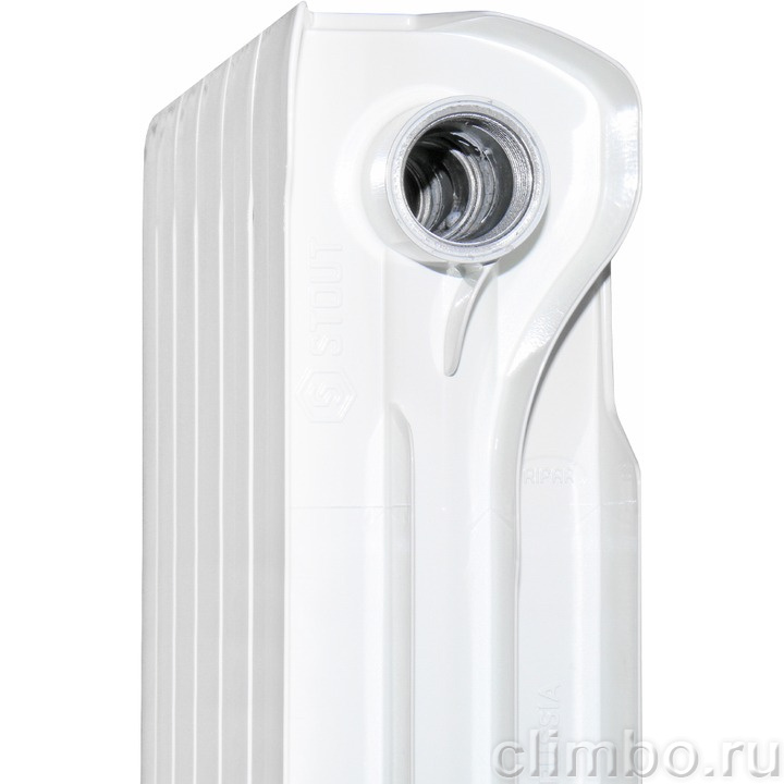STOUT VEGA 500 6 секций радиатор алюминиевый боковое подключение — фото товара