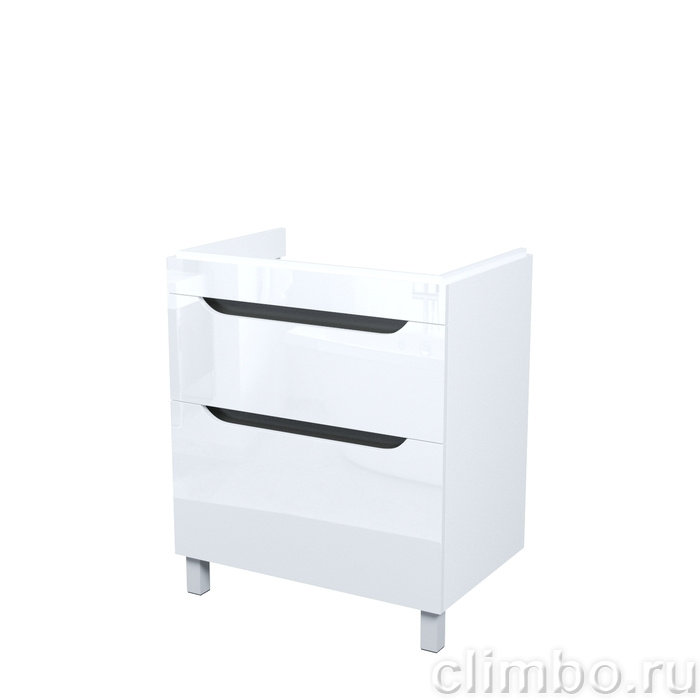 Тумба напольная, 70 см, белый, Рэй (Ray), IDDIS, RAY70WFi95 подходит умыв. 4077000i28 — фото, детали конструкции